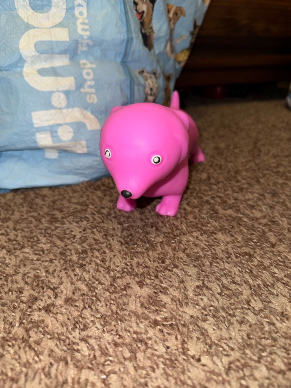 Squeeezy Pink Dog Squishy Brand New!
